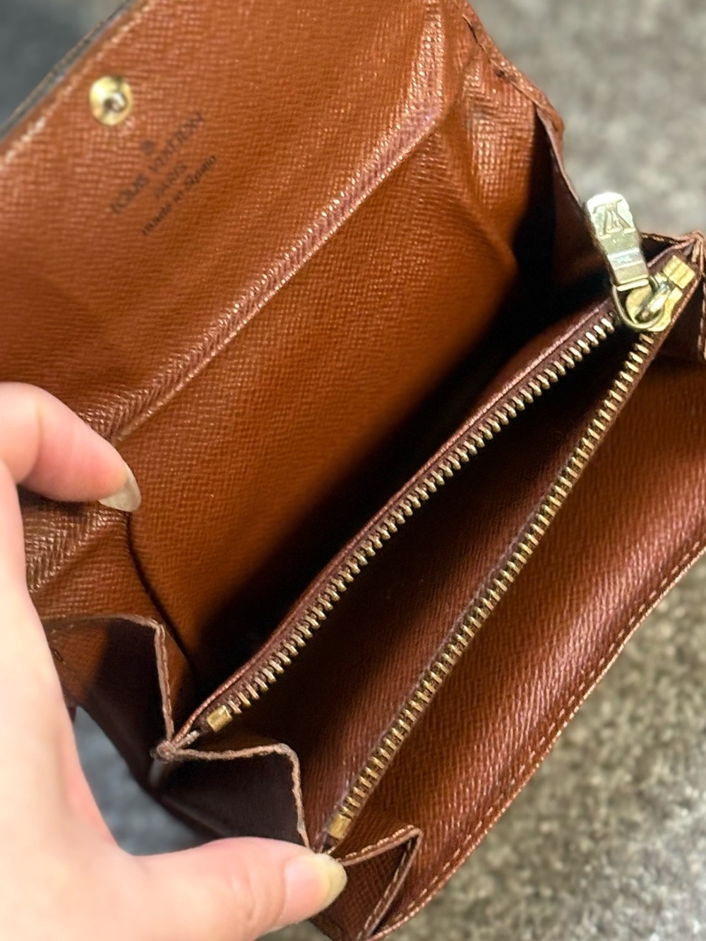 Authentic Louis Vuitton Monogram Canvas small Wallet - Picture 12 of 15